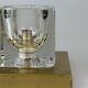 60s 70s Peill & Putzler Cube wall lamp ceiling lamp ice glass space design