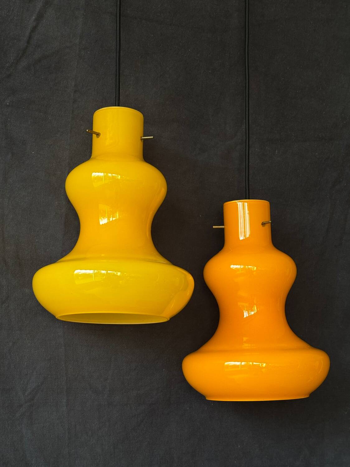 Massimo Vignelli Pendant Lights for Gino Vistosi, Murano 1960s
