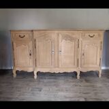 Rustic airbrushed oak sideboard