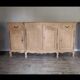 Rustic oak airbrushed sideboard