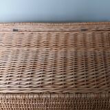 Wicker crate, very large basket