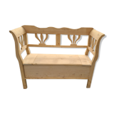 Fir storage bench