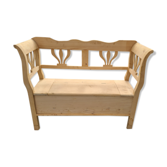 Fir storage bench