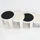 Nest tables model 780, created by Gianfranco Frattini for Cassina, year