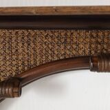 Vintage bamboo wall coat rack