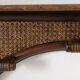 Vintage bamboo wall coat rack