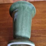 Small vintage vase in green ceramic