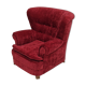 50s, Danish design, refurbished armchair, vintage velour