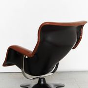 Yrjö Kukkapuro Karuselli Chair & Ottomane for Haimi, 1965