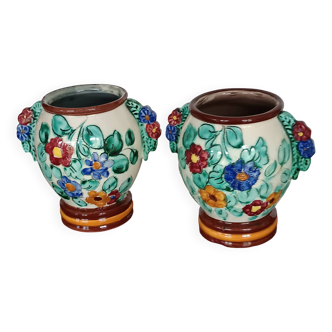 Pair of Cerart Monaco ear vases 1950/1960