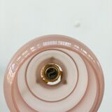 Pink glass walking lamp