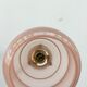 Pink glass walking lamp