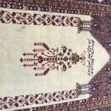 Tapis ancien turc panderma finement 117x190 cm