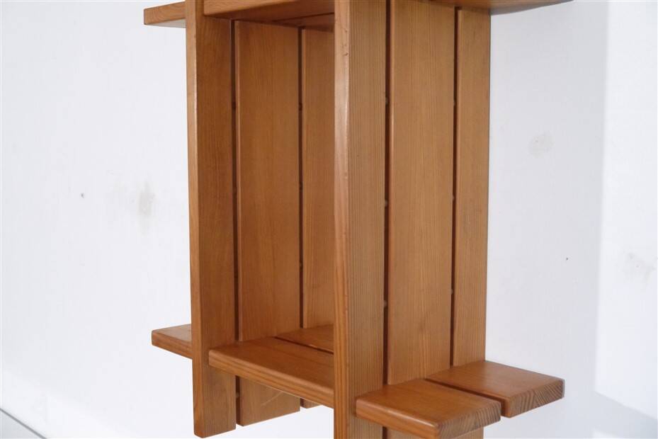 Solid wood shelf from Maison Regain 1970
