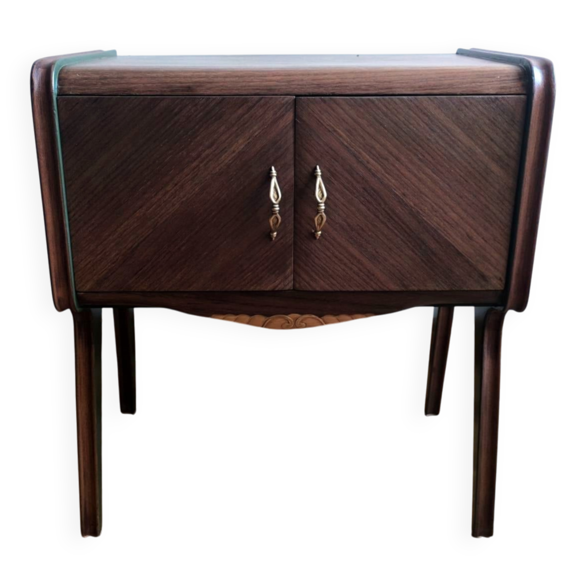 Small vintage upcycled side table