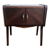 Petit meuble d'appoint vintage upcyclé