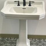 Old ceramic washbasin