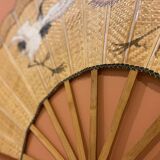 Giant bamboo and cane fan