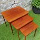 Teak nest tables