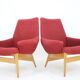1960s Pair of Miroslav Navratil lounge Chairs, Czechoslovakia