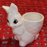 cache pot lapin - vintage