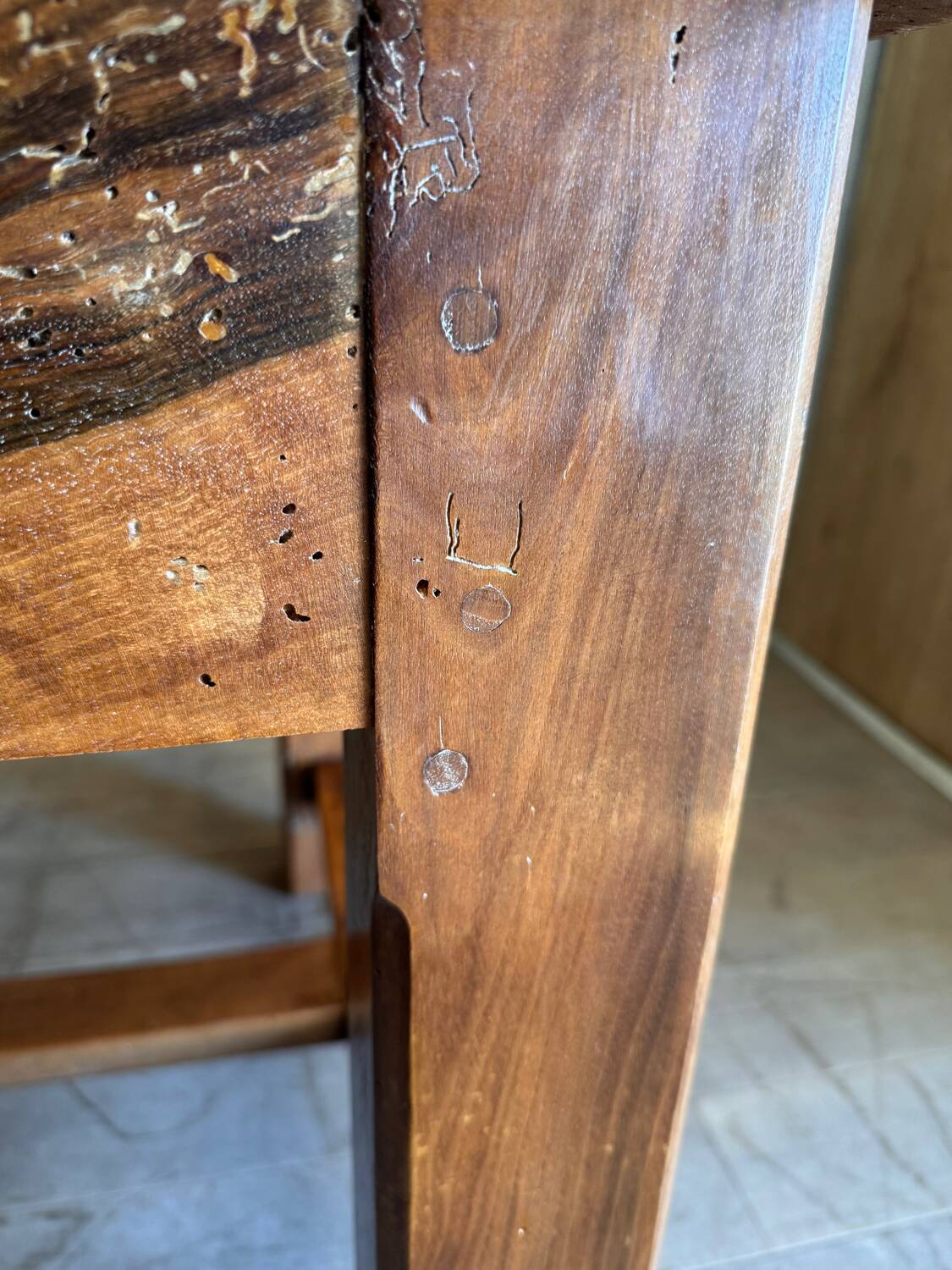 Farmhouse table for 10 people