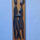 Midcentury Wall Wood Sculpture Lovers, 1970s