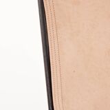 Four Fledermaus butterfly chairs in suede leather by Carl Aubock, Vienna, 1960s.