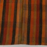 7x8 Burnt Red Area Kilim Rug, 200x240Cm Anatolian Kilim Rug