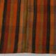 7x8 Burnt Red Area Kilim Rug, 200x240Cm Anatolian Kilim Rug