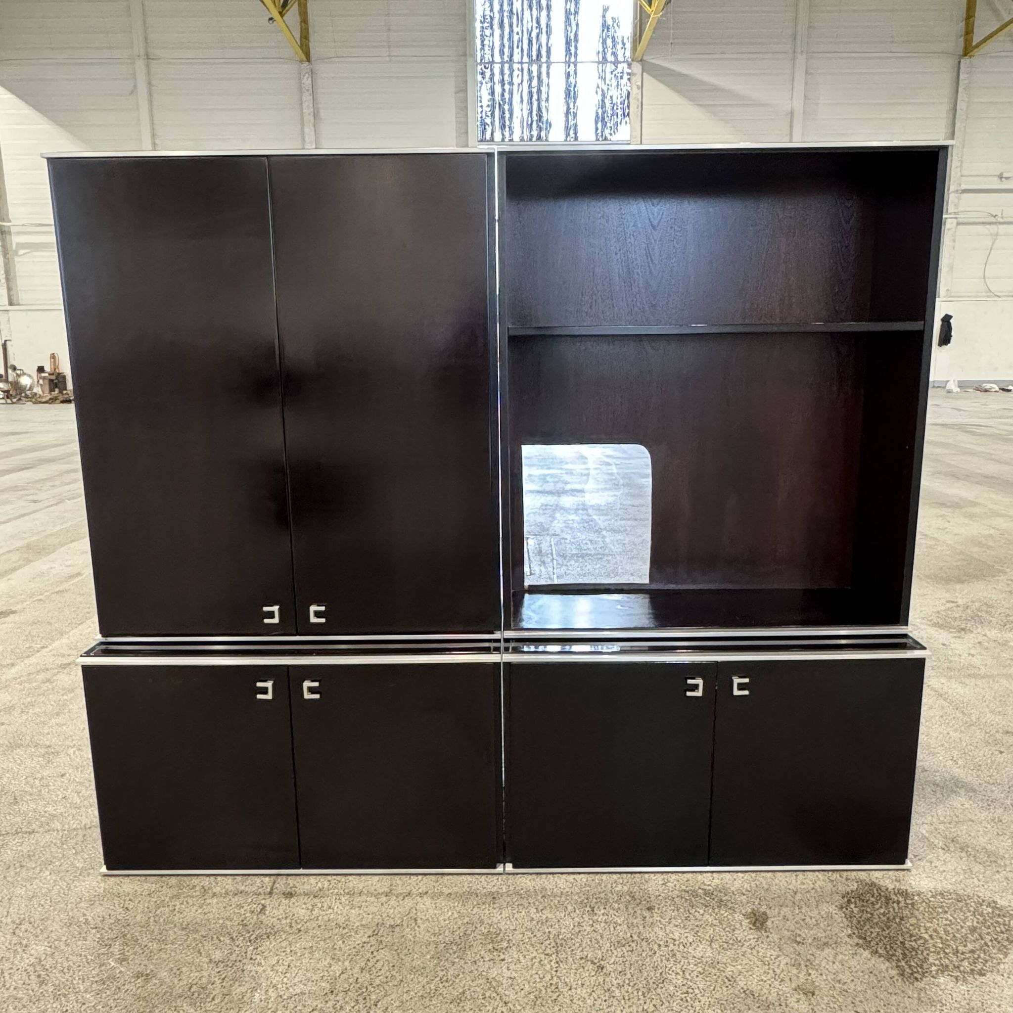 Buffet, meuble de rangement en acajou par Abbondinterni, Italie 1970