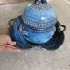 Admirable sculpture in blue sandstone