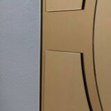 Postmodern Rectangular Wall Mirror in Bronze by Giannobi, Italy, 1980s