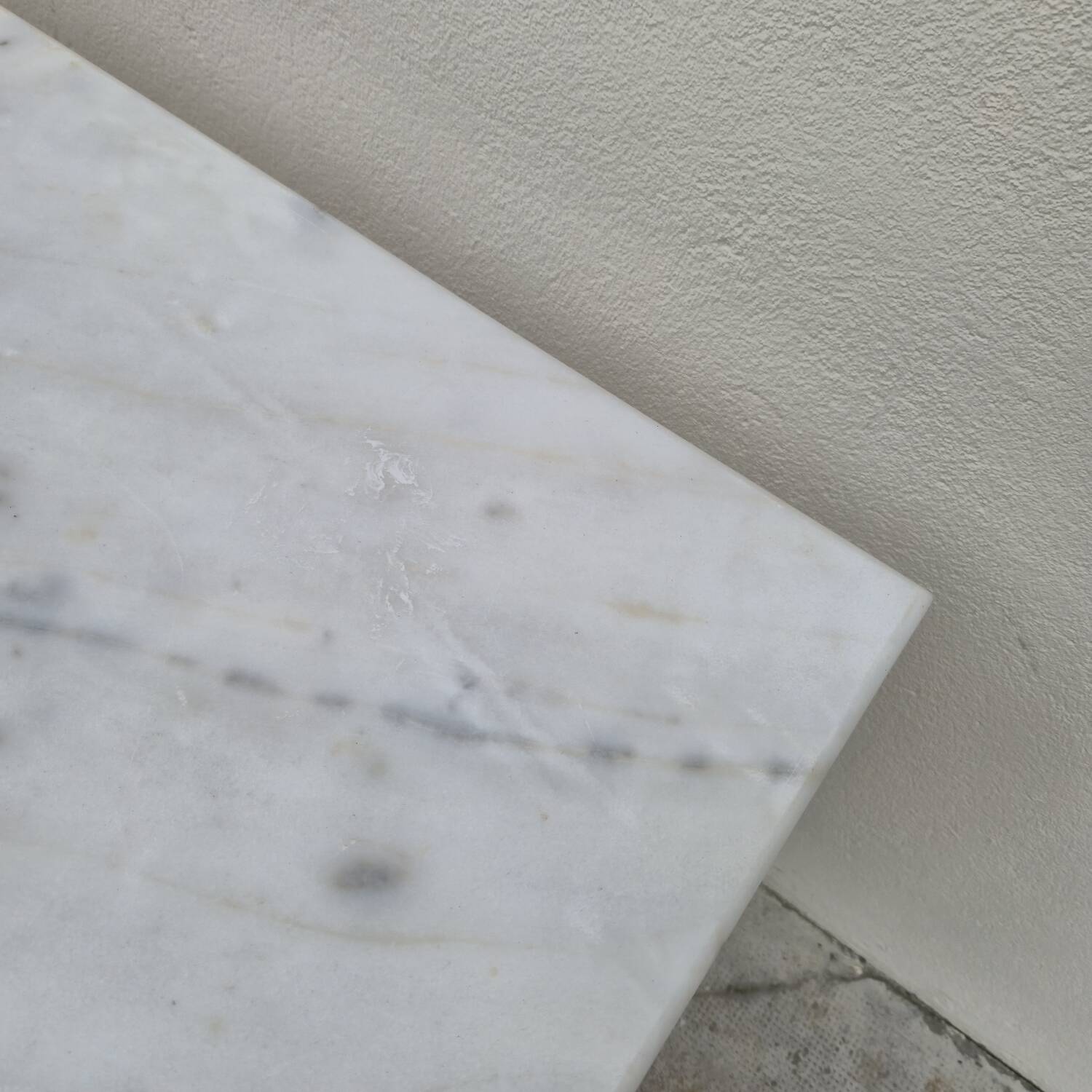 Antique cast iron and marble bistro restaurant table