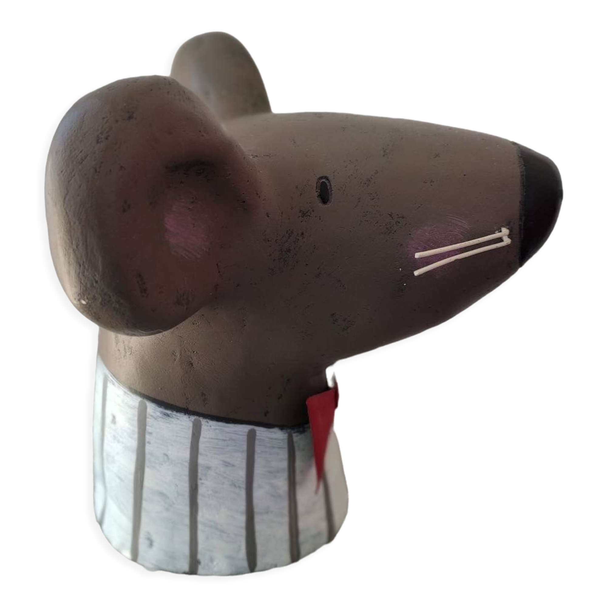 Mouse head in plaster sign baden collection germany