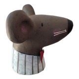 Mouse head in plaster sign baden collection germany