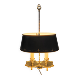 French hot water bottle lamp green and golden age 40