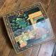Ancient hand-painted Indian writing desk