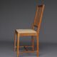 English arts & crafts oak side chair. 1930s
