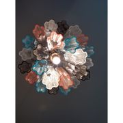 Lustre multicolore en verre de murano « tronchi » d50