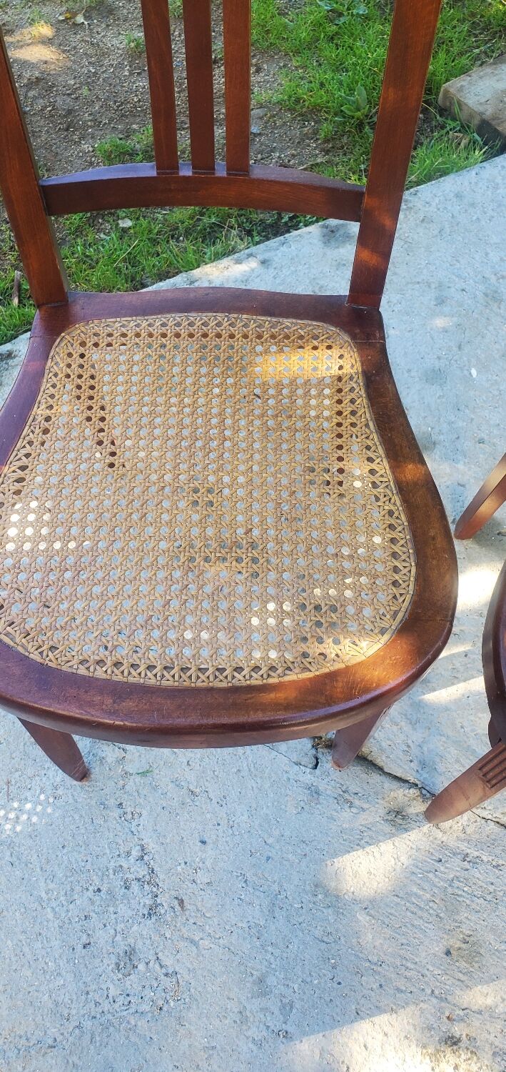 Pair of art nouveau chairs