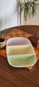 Large ceramic aperitif platter in vibrant colours Gien Vintage