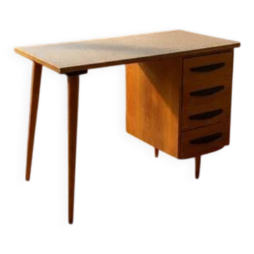 Writing Desk Mid-20th Century Wooden Four-Drawer Desk, 109 × 56 × 79 cm