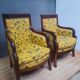 Fausse paire de bergere d epoque restauration