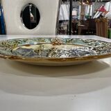 Assiette décorative Barbotine Faïence Jeanne d'Arc