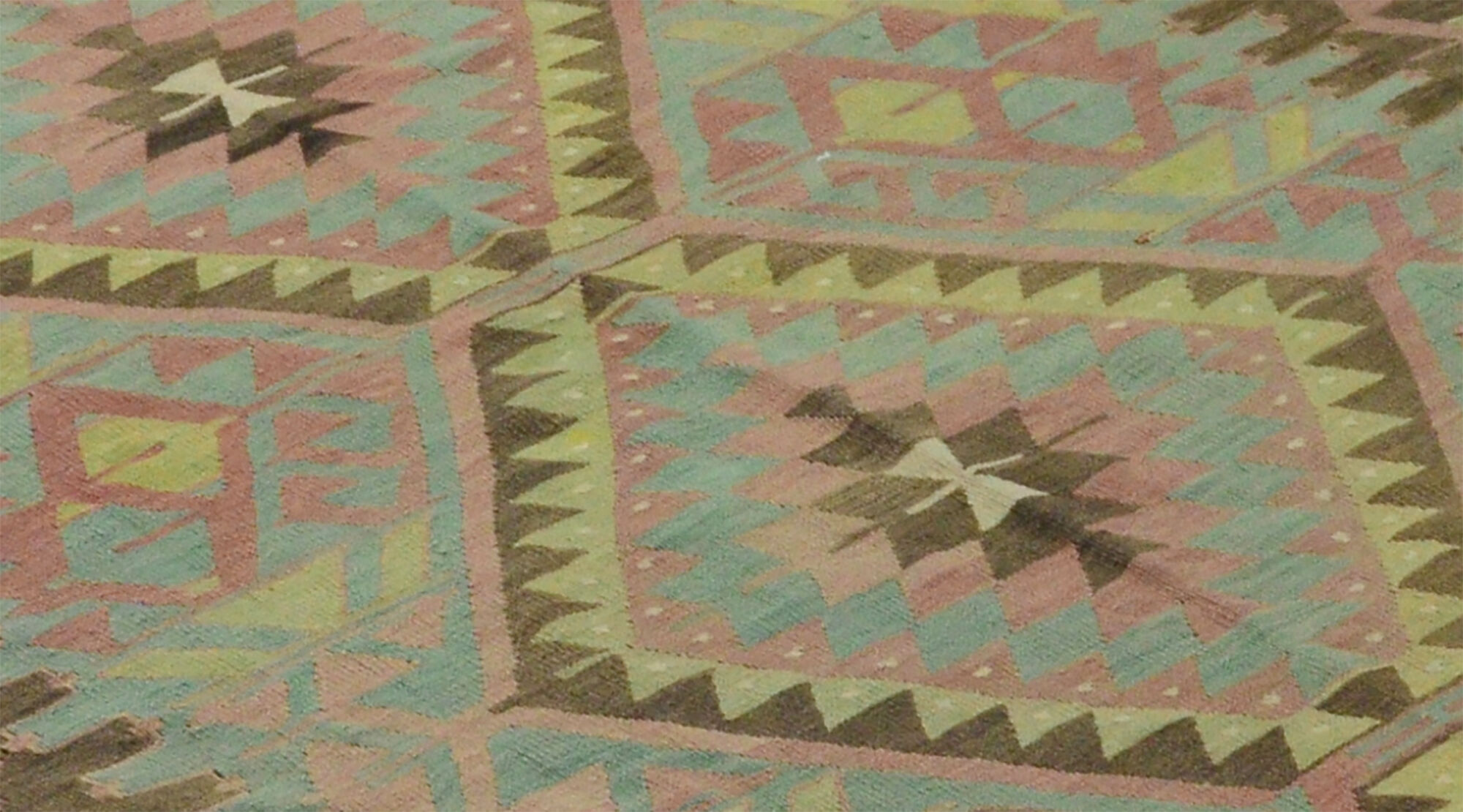 Anatolian handmade kilim rug 298 cm x 157 cm