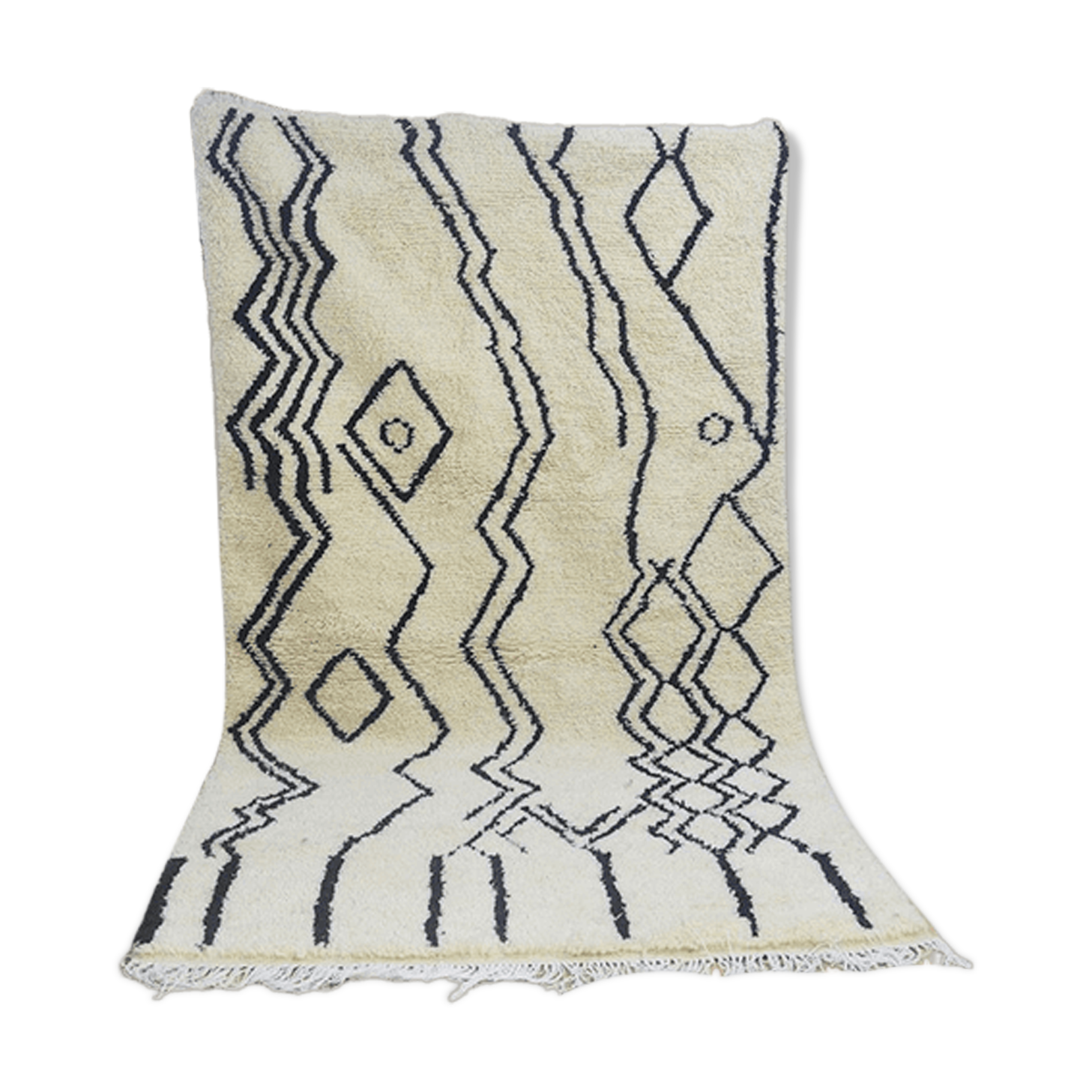 Abstract berber carpet 275 x 148 cm