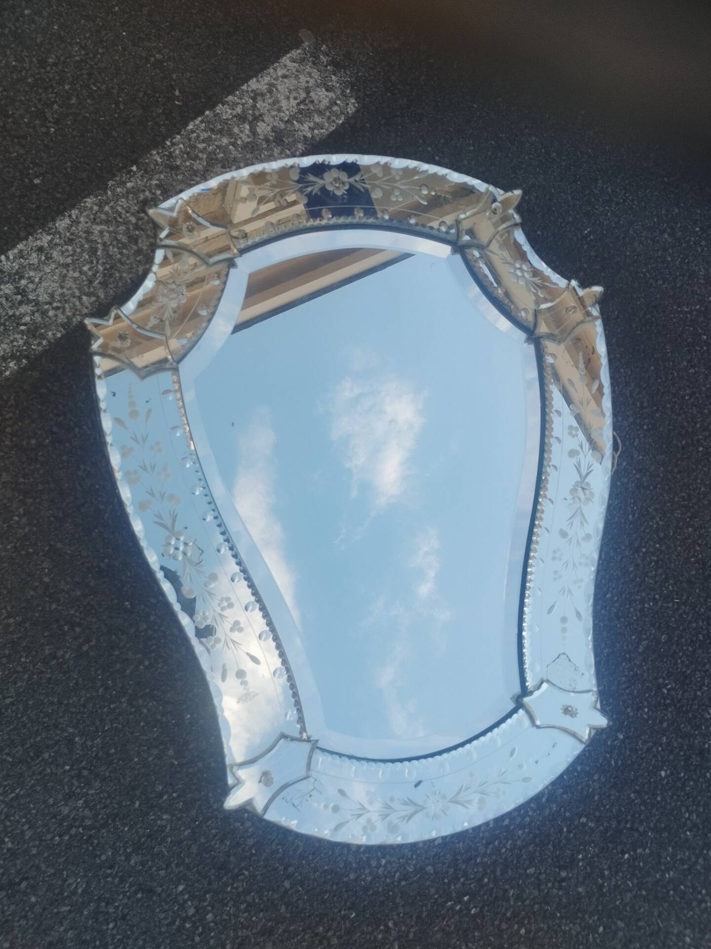 Ancient Venetian mirror