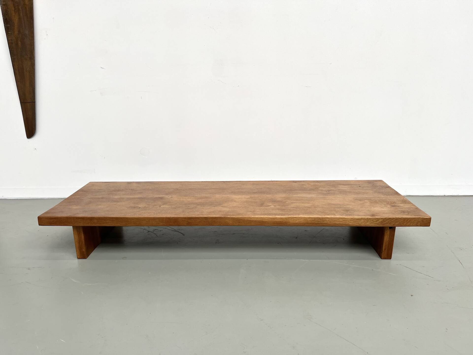 Solid oak coffee table, 1950s