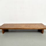 Solid oak coffee table, 1950s
